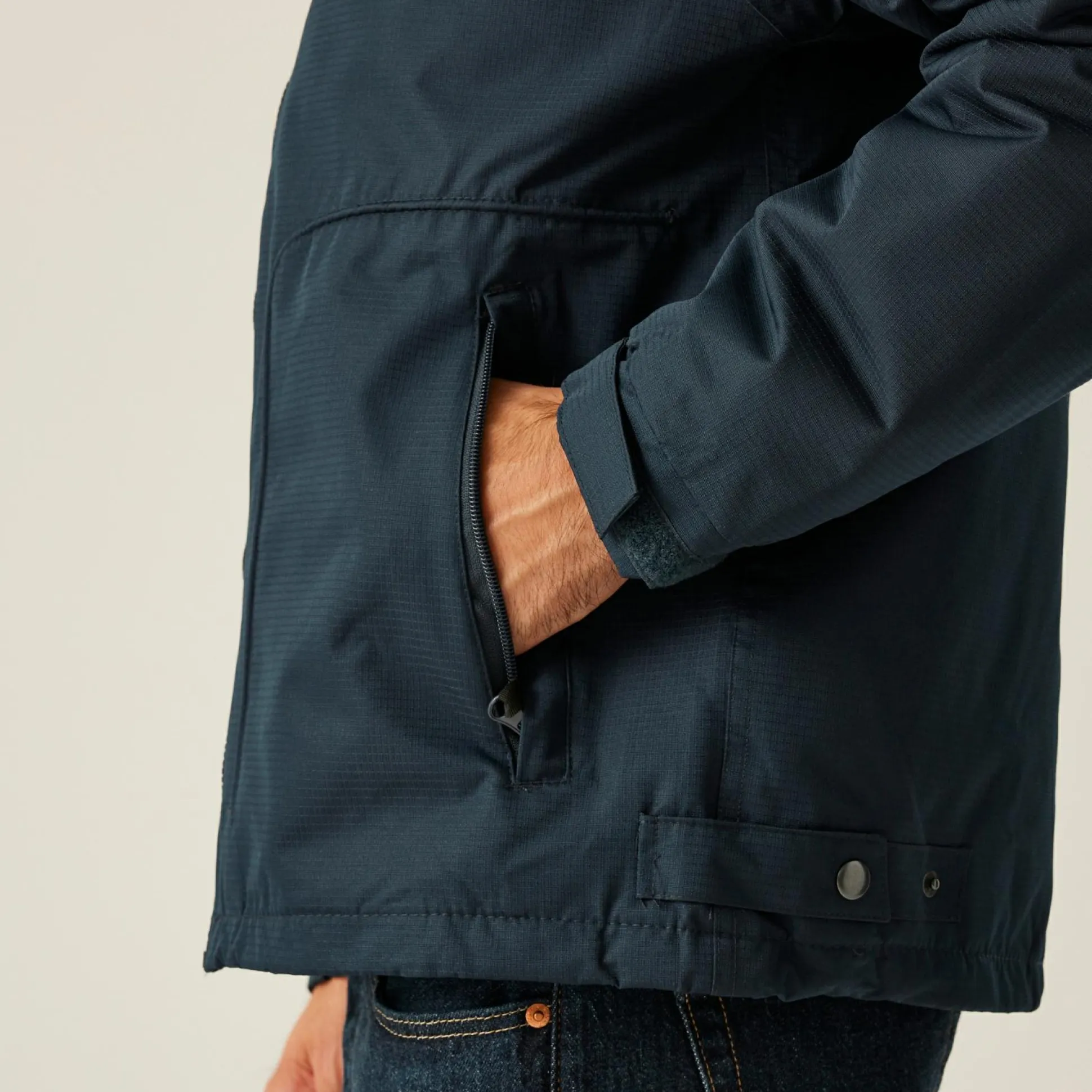Men's Hudson Fleece Lined Waterproof Insulated Jacket | Navy