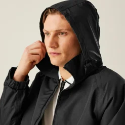 Men's Hudson Fleece Lined Waterproof Insulated Jacket | Black