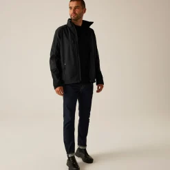 Men's Hydroforce 3 Layer Membrane Hooded Softshell Jacket | Black