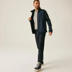 Men's Hydroforce 3 Layer Membrane Hooded Softshell Jacket | Navy