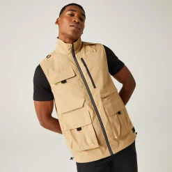 Men's Insect-Repellent Light Pack Away Gilet | Oat