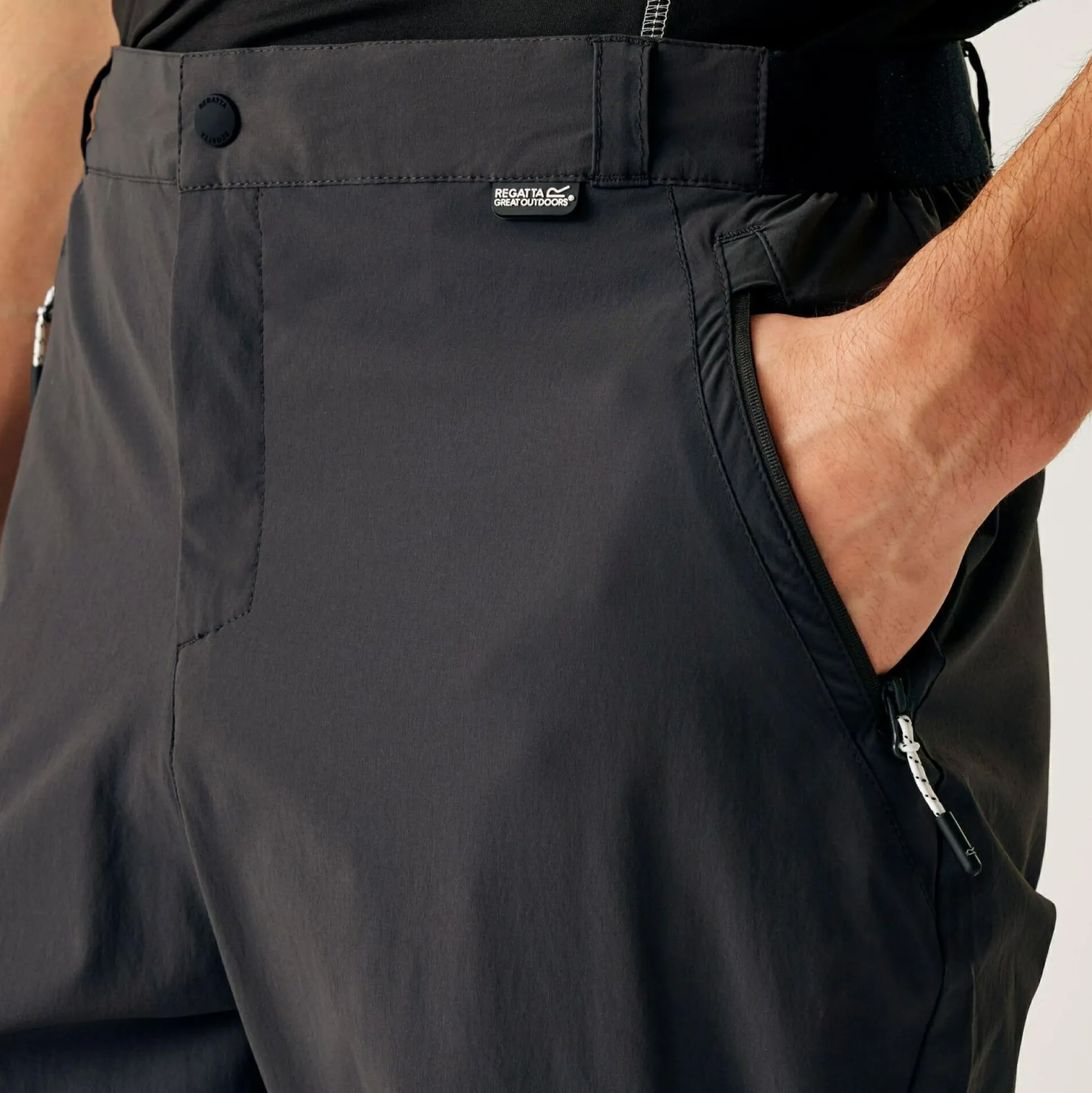 Men's Insect-Repellent Light Packaway Trousers | Ash