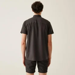 Men's Insect-Repellent Packaway Short Sleeve Shirt | Ash