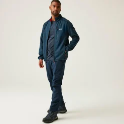 Men's Kames Full Zip Fleece | Moonlight Denim Tangerine Tango