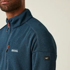 Men's Kames Full Zip Fleece | Moonlight Denim Tangerine Tango