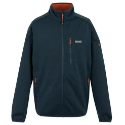 Men's Kames Full Zip Fleece | Moonlight Denim Tangerine Tango