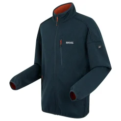 Men's Kames Full Zip Fleece | Moonlight Denim Tangerine Tango