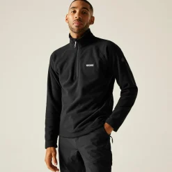 Men's Kenger Half Zip Midweight Fleece | Black