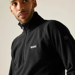 Men's Kenger Half Zip Midweight Fleece | Black