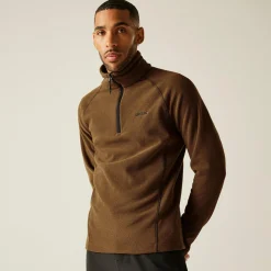 Men's Kenger Half Zip Midweight Fleece | Brown