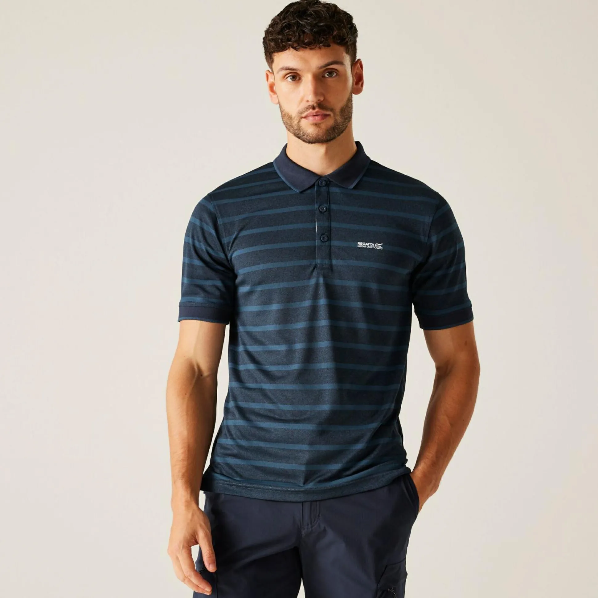 Men's Kildra Polo Shirt | Moonlight Denim