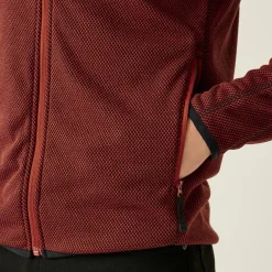 Men's Kitom Full Zip Fleece | Red Ochre Marl