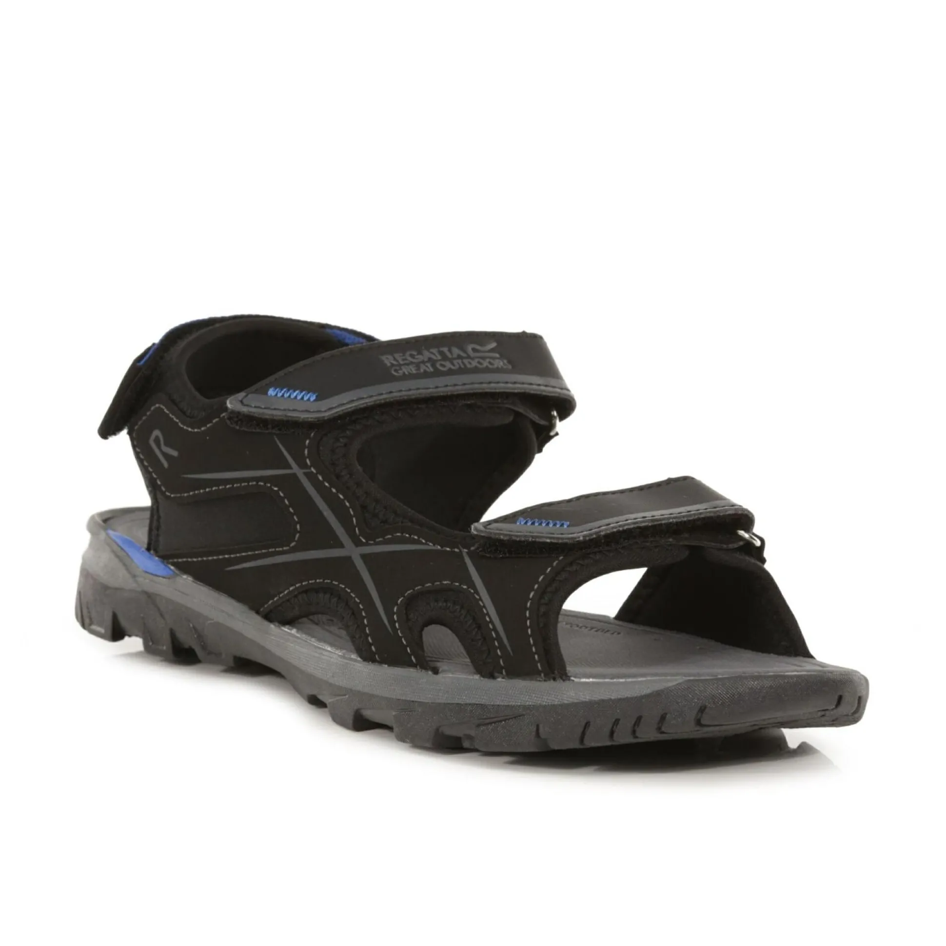 Men's Kota Drift Lightweight Walking Sandals | Black Nautical Blue Dark Grey