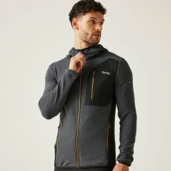 Men's Lakewright Full Zip Fleece | Ash Black