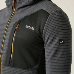 Men's Lakewright Full Zip Fleece | Ash Black