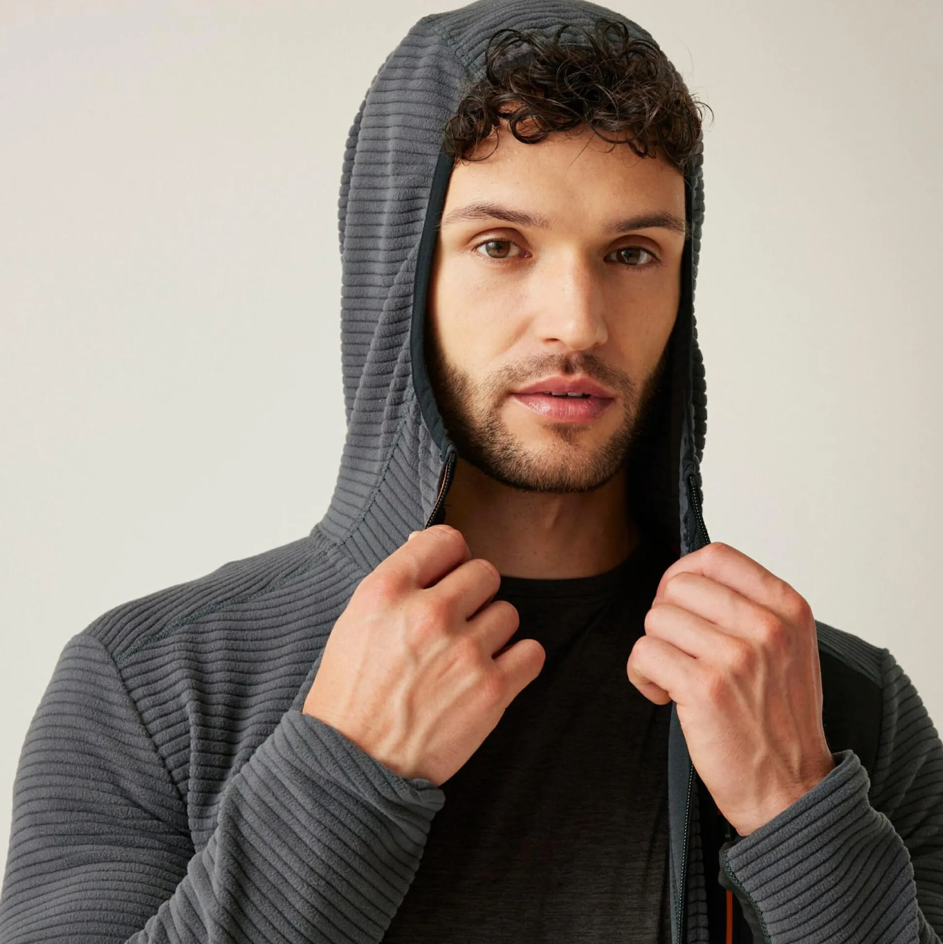 Men's Lakewright Full Zip Fleece | Ash Black