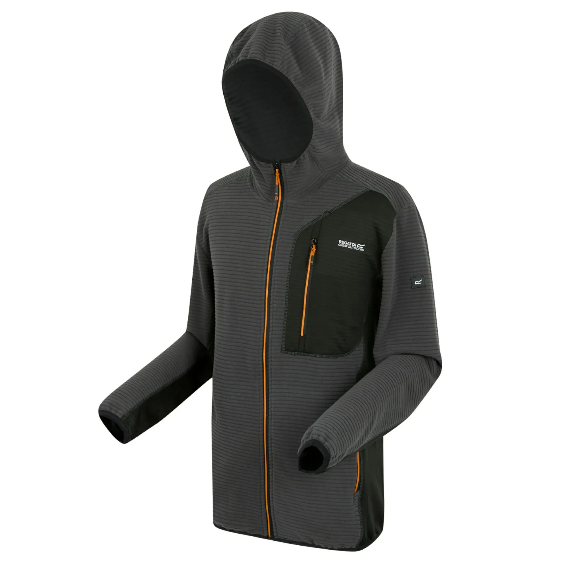 Men's Lakewright Full Zip Fleece | Ash Black