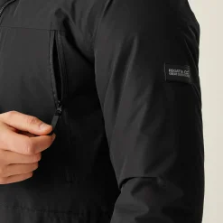 Men's Larrick Waterproof Insulated Jacket | Black Red Ochre