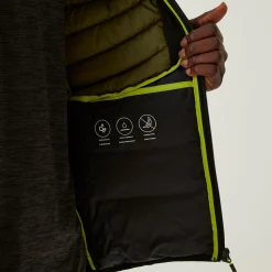 Men's Leedre Hybrid Gilet | Nephrite Green Black
