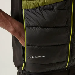 Men's Leedre Hybrid Gilet | Nephrite Green Black