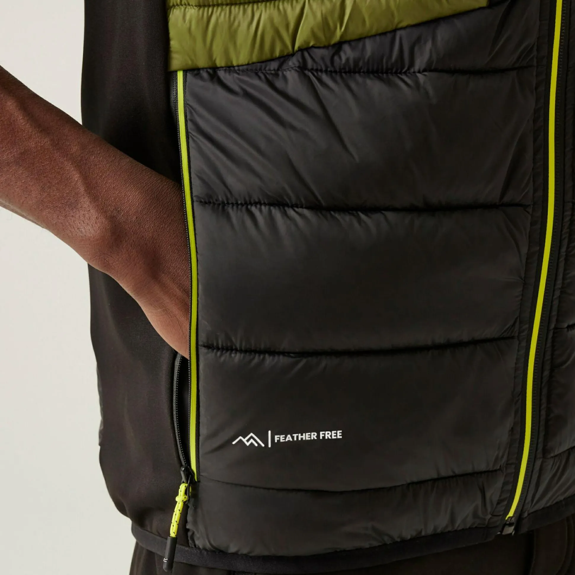 Men's Leedre Hybrid Gilet | Nephrite Green Black