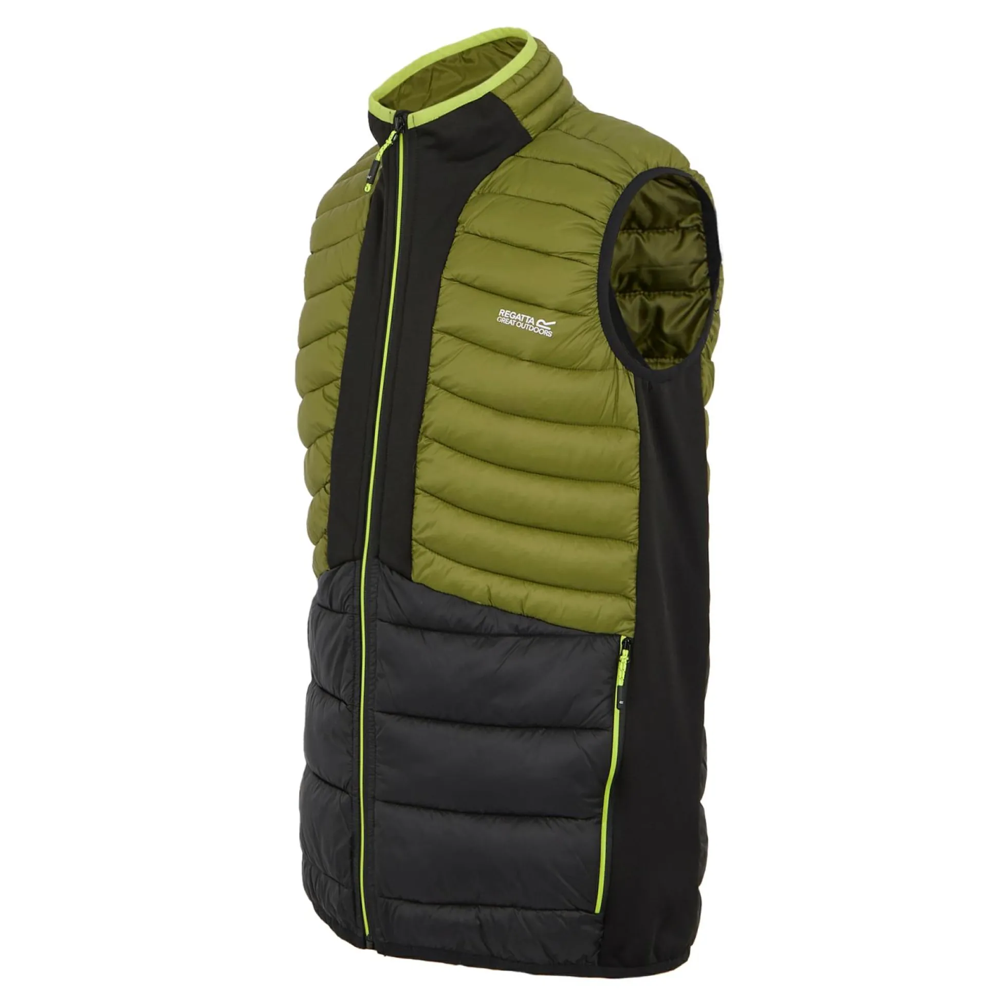 Men's Leedre Hybrid Gilet | Nephrite Green Black