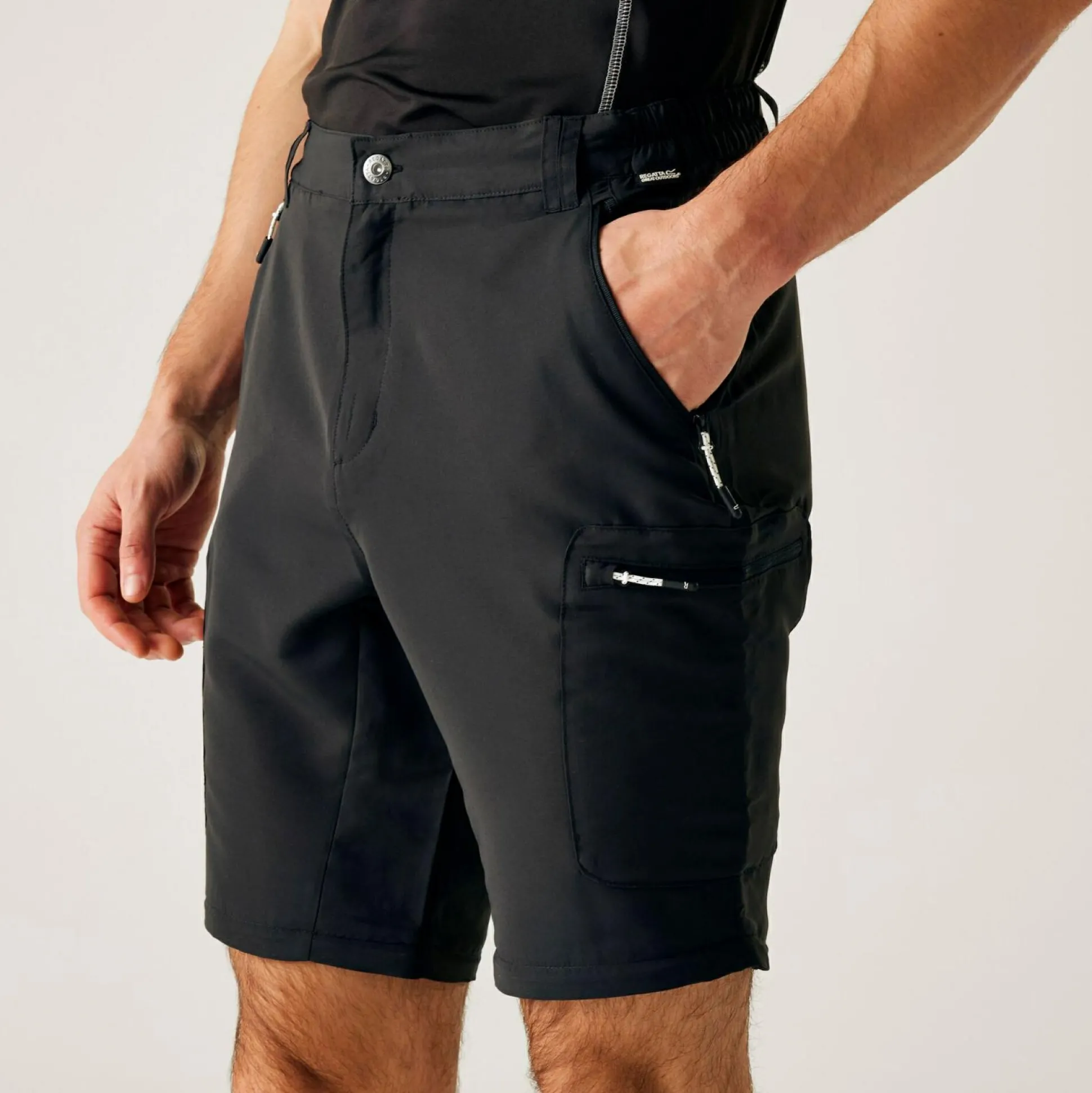 Men's Leesville III Zip Off Walking Trousers | Ash