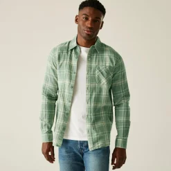 Men's Loran Long Sleeve Shirt | Glacier Check
