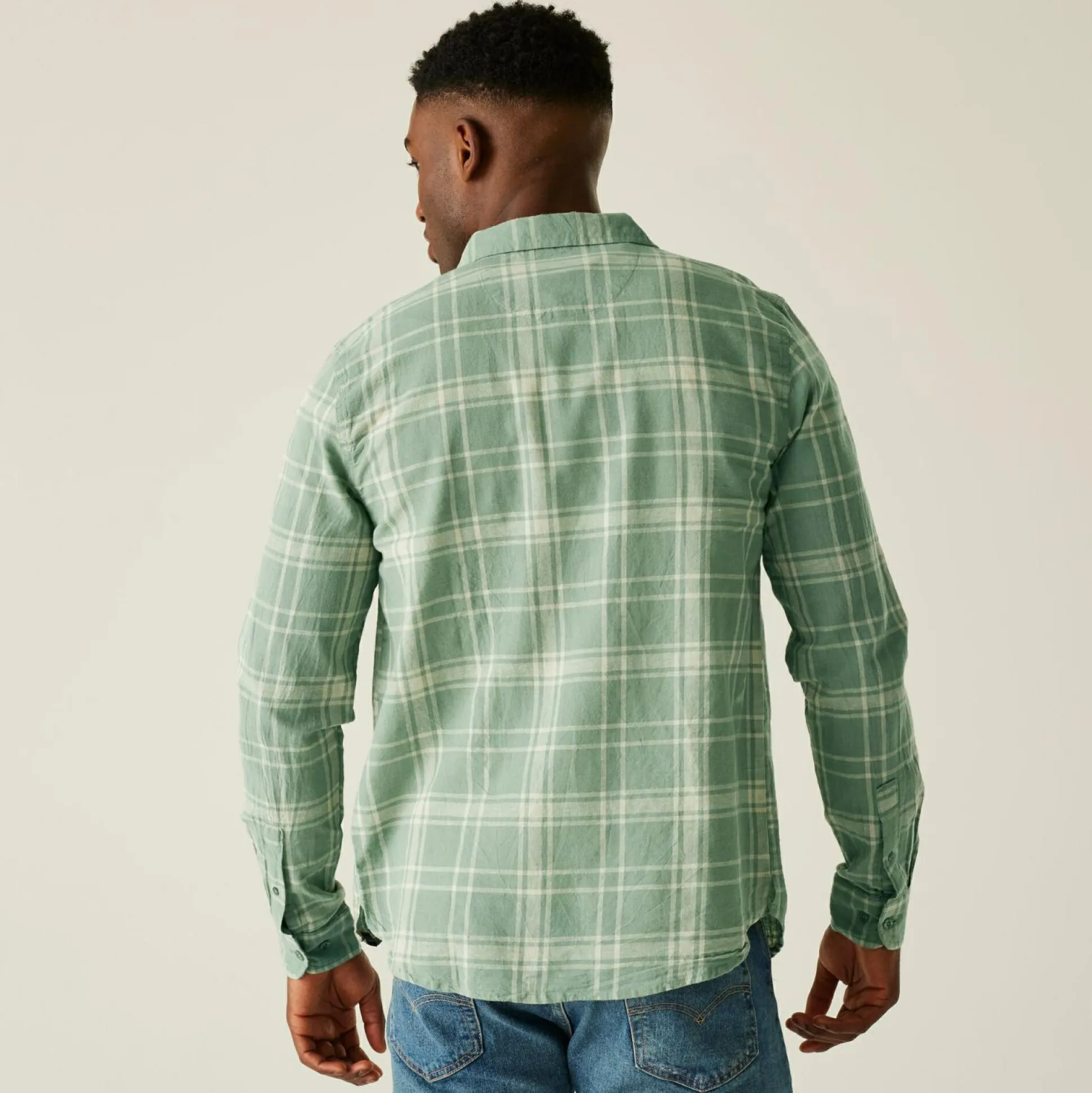 Men's Loran Long Sleeve Shirt | Glacier Check
