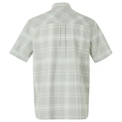 Men's Loran Short Sleeve Shirt | Silver Grey Check