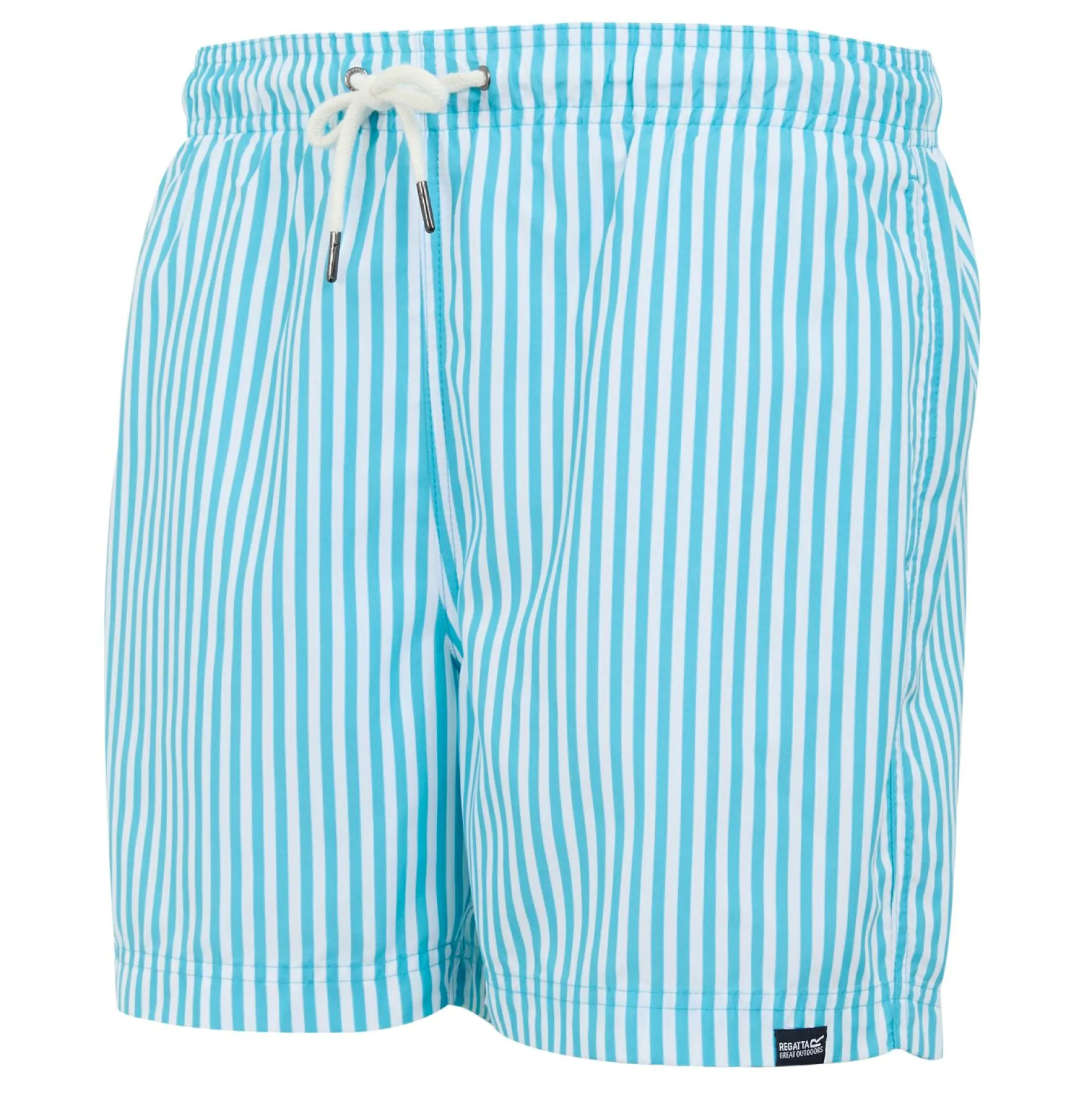 Men's Loras Swim Shorts | Aquarius Blue Stripe