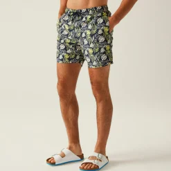 Men's Loras Swim Shorts | Navy Leaf