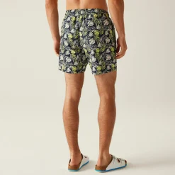 Men's Loras Swim Shorts | Navy Leaf