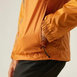 Men's Lyle IV Waterproof Packaway Jacket | Fox Orange