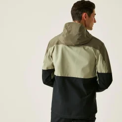 Men's Maland II Waterproof Jacket | Golden Sand Treetop Black
