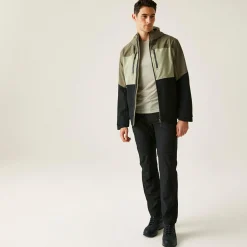 Men's Maland II Waterproof Jacket | Golden Sand Treetop Black