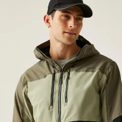 Men's Maland II Waterproof Jacket | Golden Sand Treetop Black