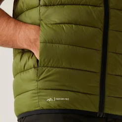 Men's Marizion Baffled Gilet | Nephrite Green