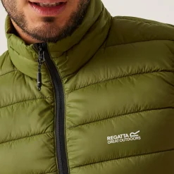 Men's Marizion Baffled Gilet | Nephrite Green