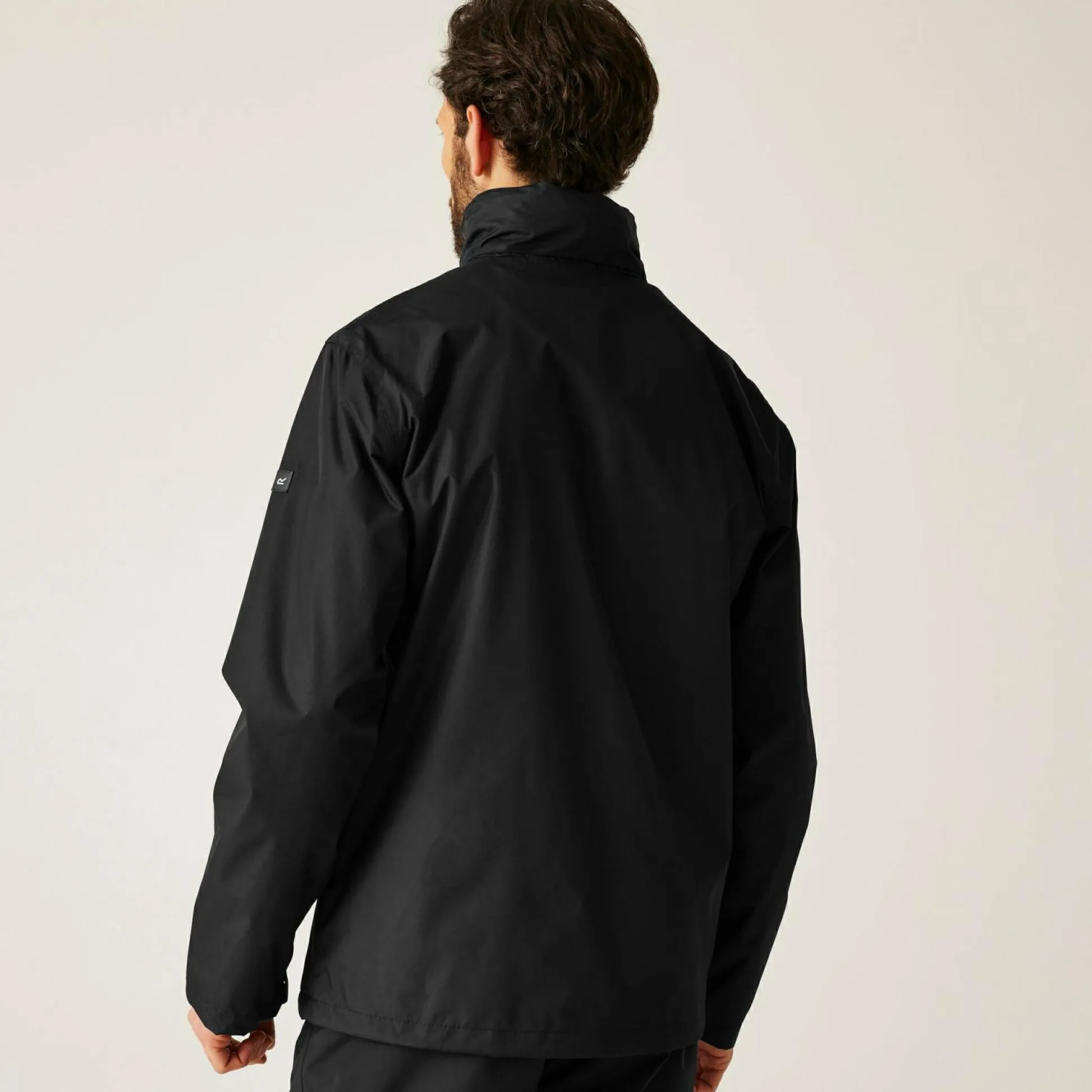 Men's Matt Waterproof Jacket | Black