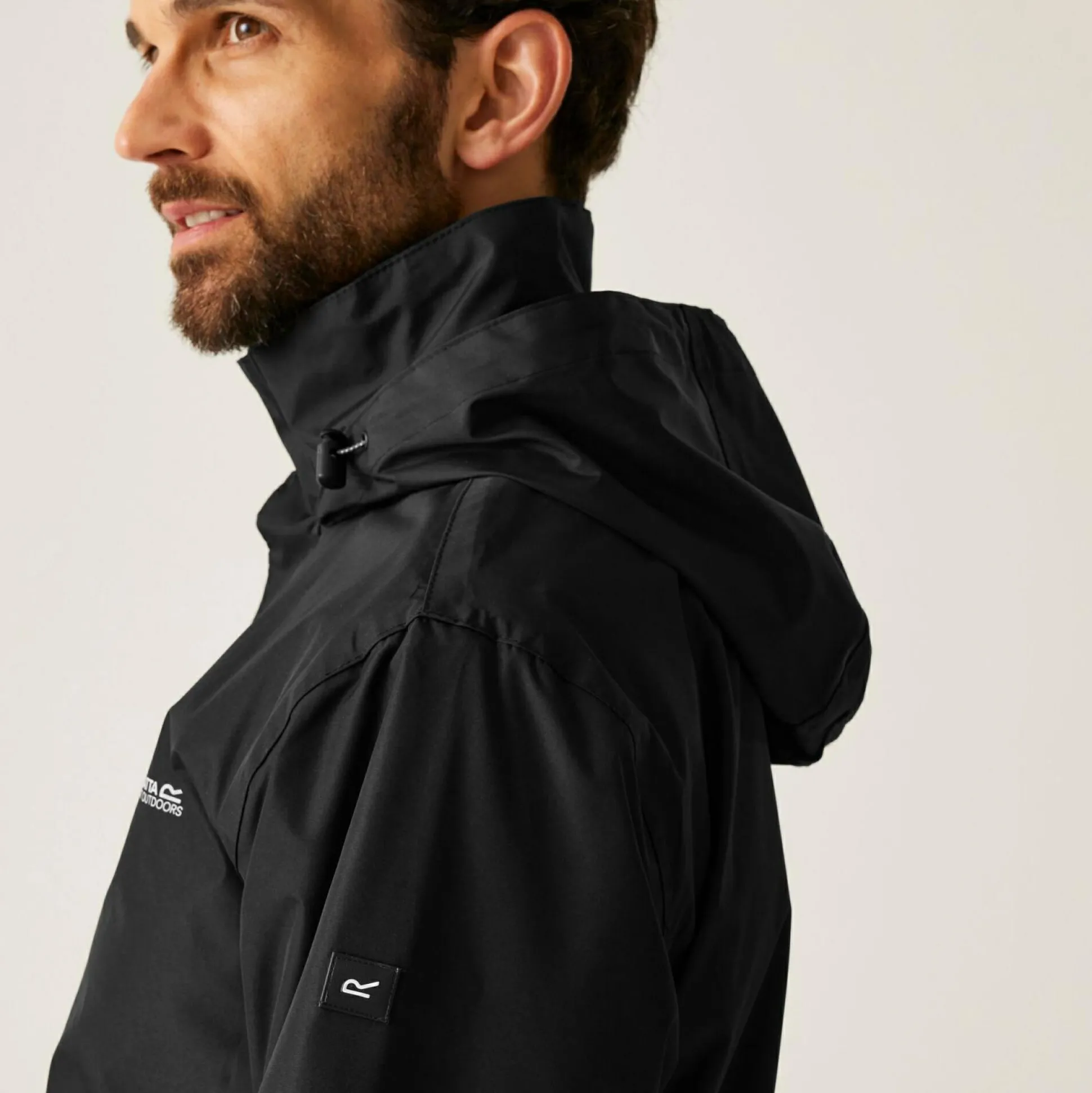 Men's Matt Waterproof Jacket | Black