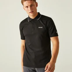 Men's Maverick V Active Polo Shirt | Black