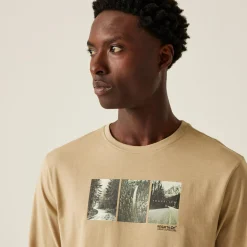Men's Maylow Long Sleeved T-Shirt | Abbeystone Marl Graphic