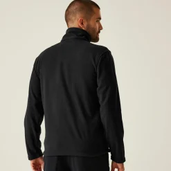 Men's Micro Lightweight Full Zip Fleece | Black