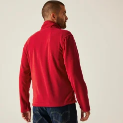 Men's Micro Lightweight Full Zip Fleece | Classic Red