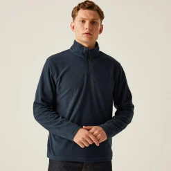 Men's Micro Lightweight Half Zip Fleece | Dark Navy
