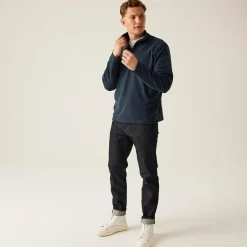 Men's Micro Lightweight Half Zip Fleece | Dark Navy