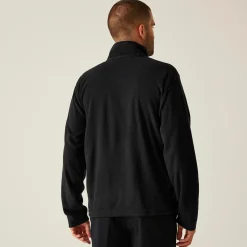 Men's Micro Lightweight Half Zip Fleece | Black