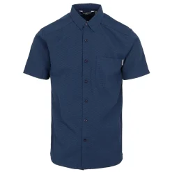 Men's Mindano IX Short Sleeve Shirt | Navy Triangle Print