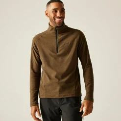 Men's Montes Lightweight Half Zip Fleece | Brown